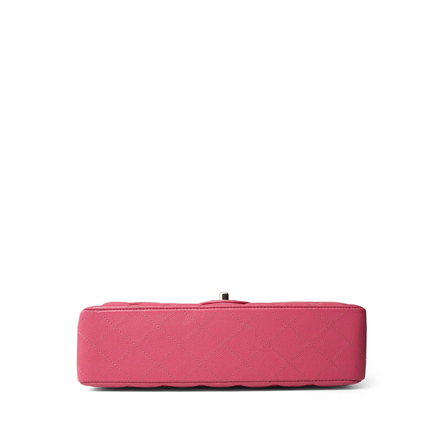 19C Pink Caviar Quilted Classic Flap Medium