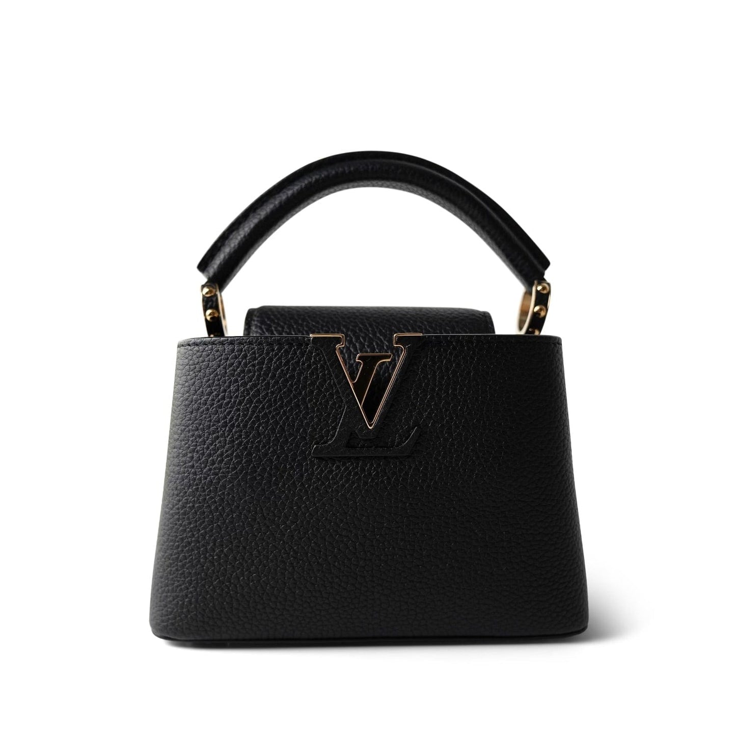 Louis Vuitton Black Taurillon Mini Capucines