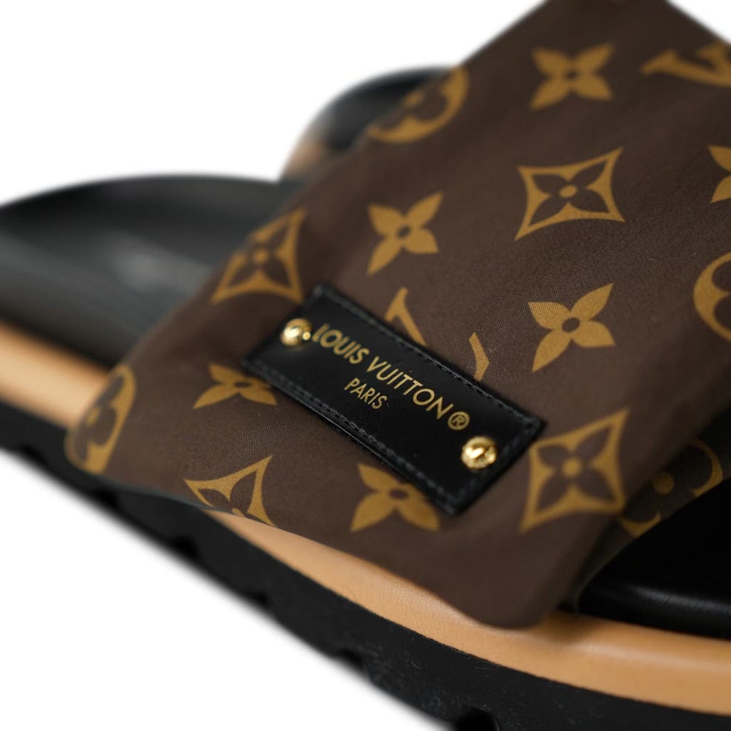 Louis Vuitton Monogram Pool Pillow Comfort Mule Size 39