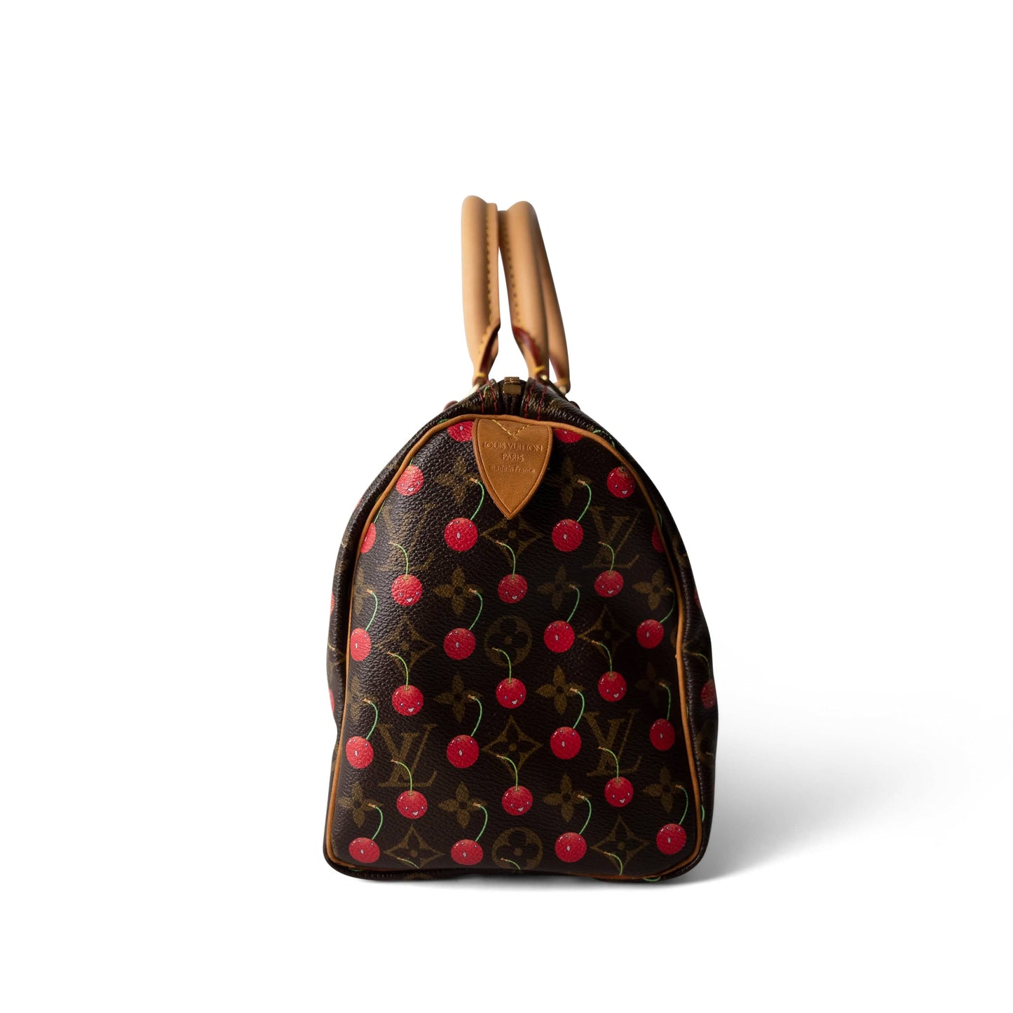 Louis Vuitton Speedy Handbag Limited Edition Monogram Cerises 25