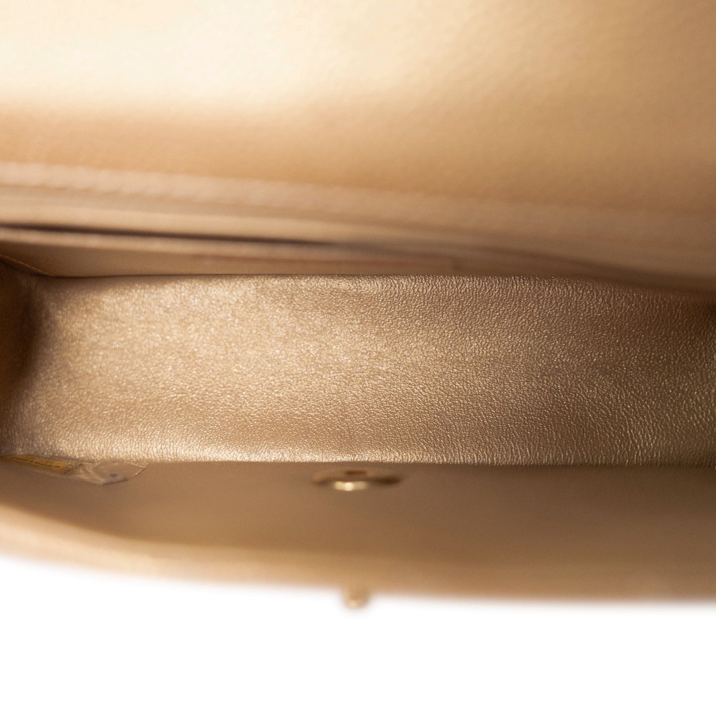 15C Gold Caviar Quilted Mini Rectangular Flap Antique Gold Hardware