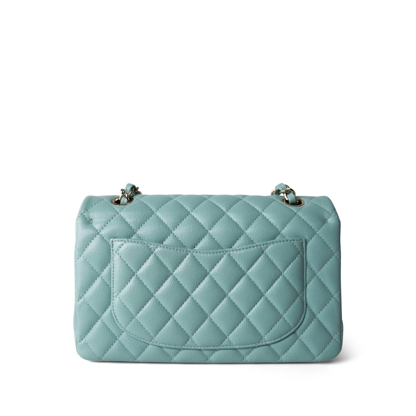 20C Tiffany Blue Small Classic Flap Light Gold Hardware