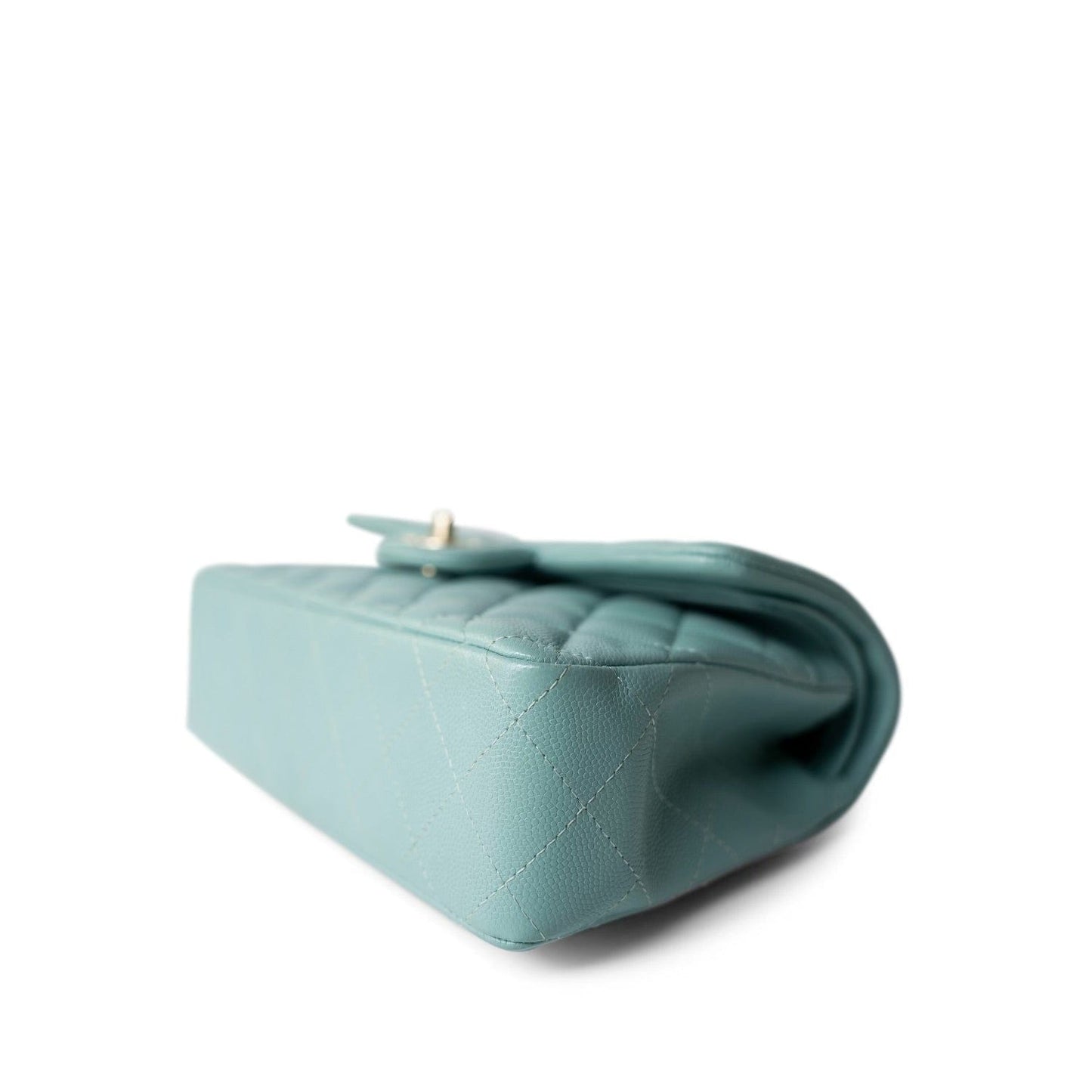 20C Tiffany Blue Small Classic Flap Light Gold Hardware