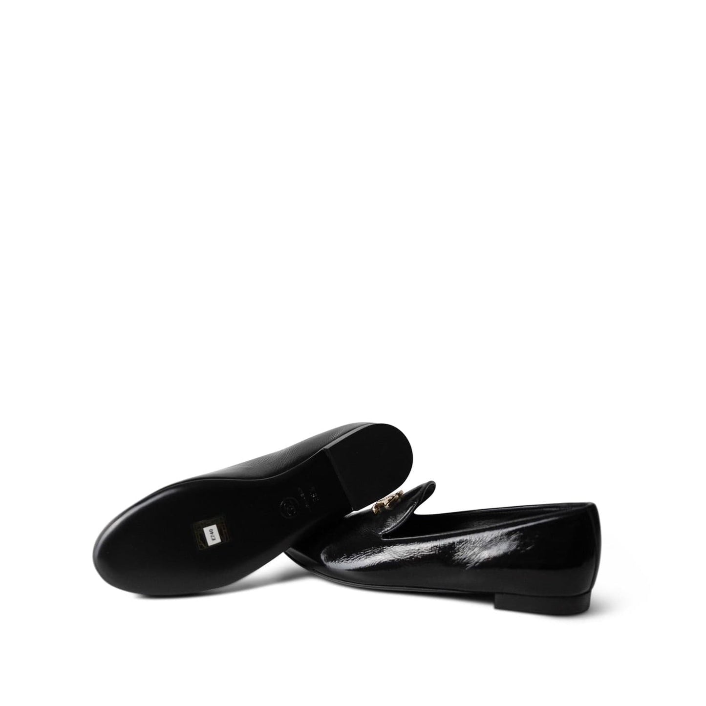 Black Patent CC Loafers 36.5