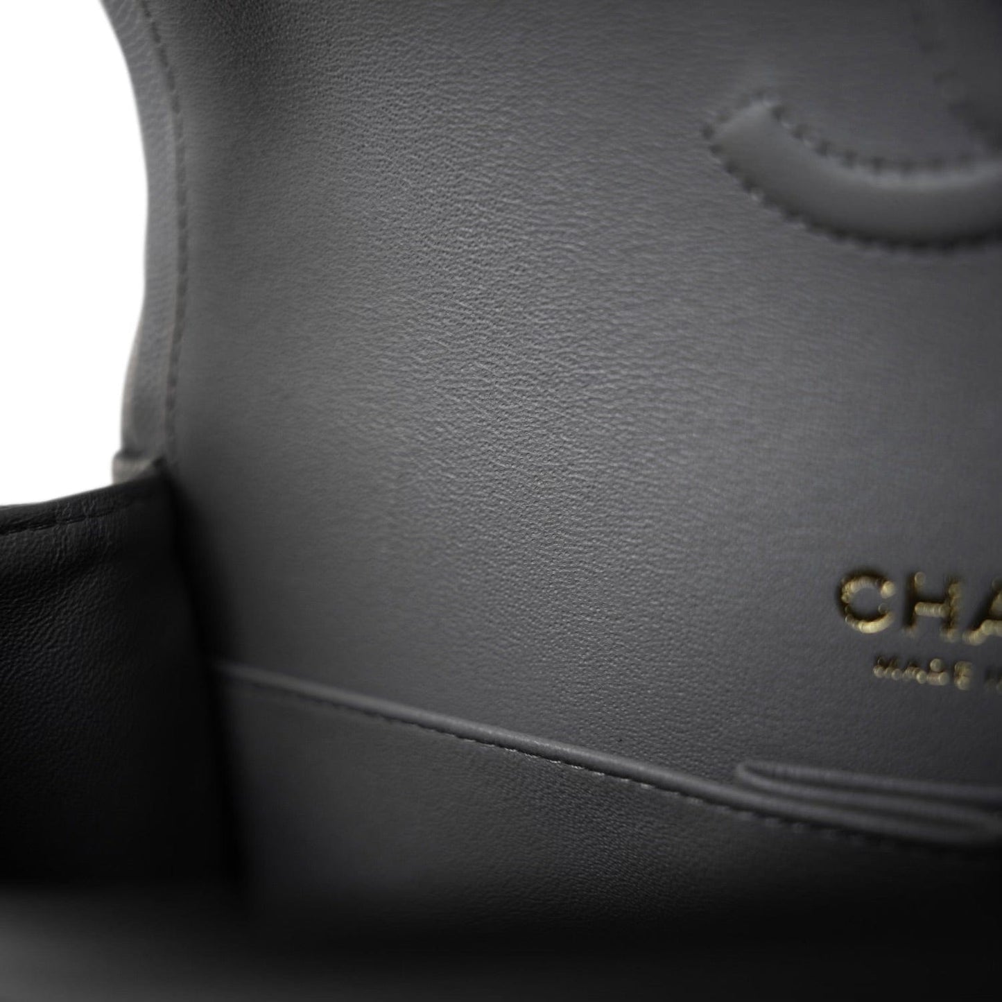 20C Grey Caviar Quilted Classic Flap Small LGHW