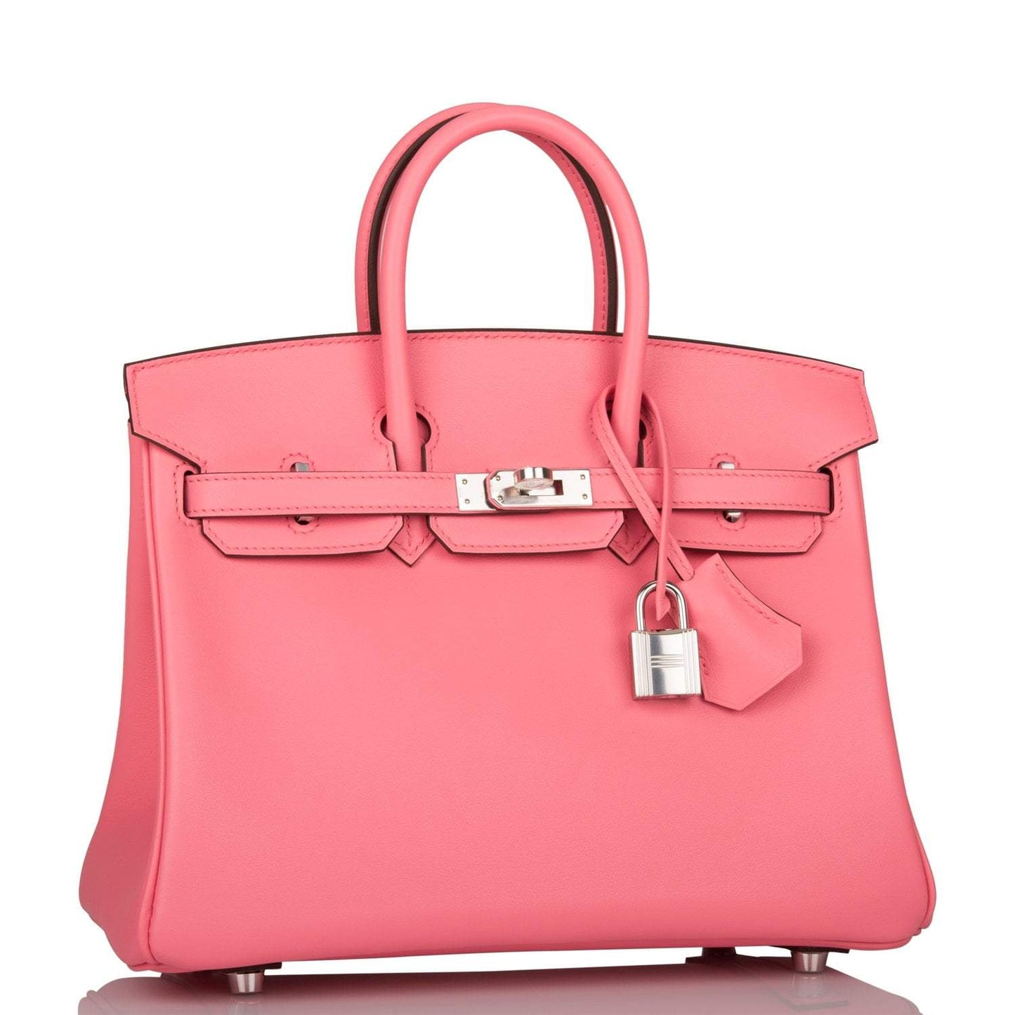 Hermes Birkin 25 Rose D'Ete Swift Palladium Hardware