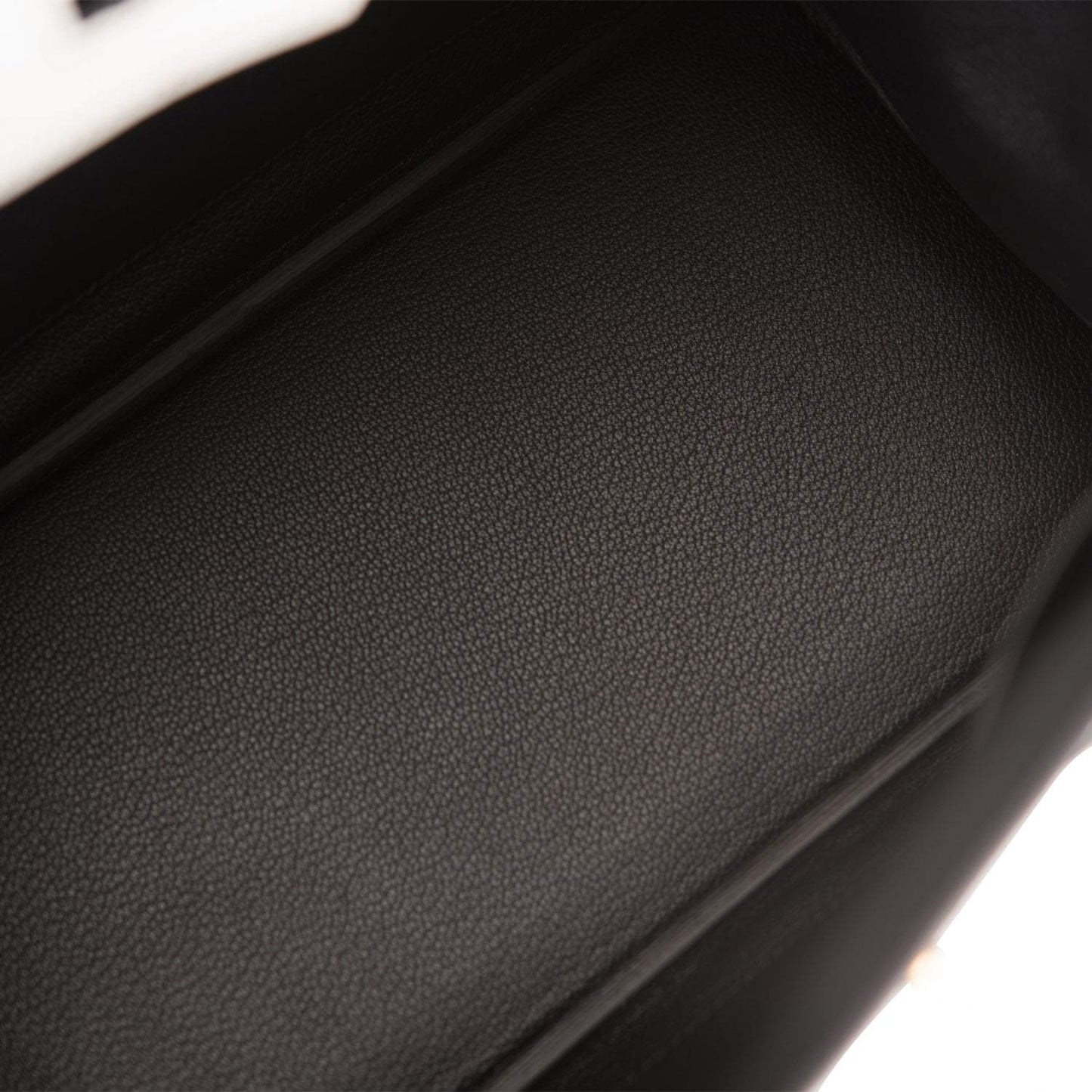 Birkin 25 Gray Perle and Black Chèvre Brushed Gold Hardware