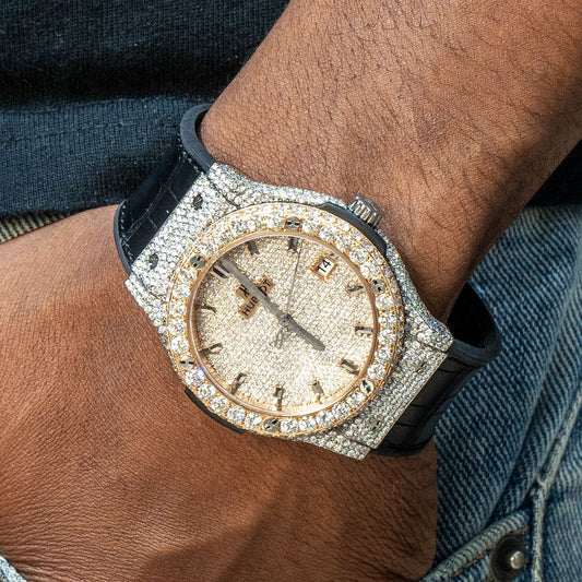 Hublot Classic Fusion | Diamond Iced Out  | 45 MM | 9 Carats