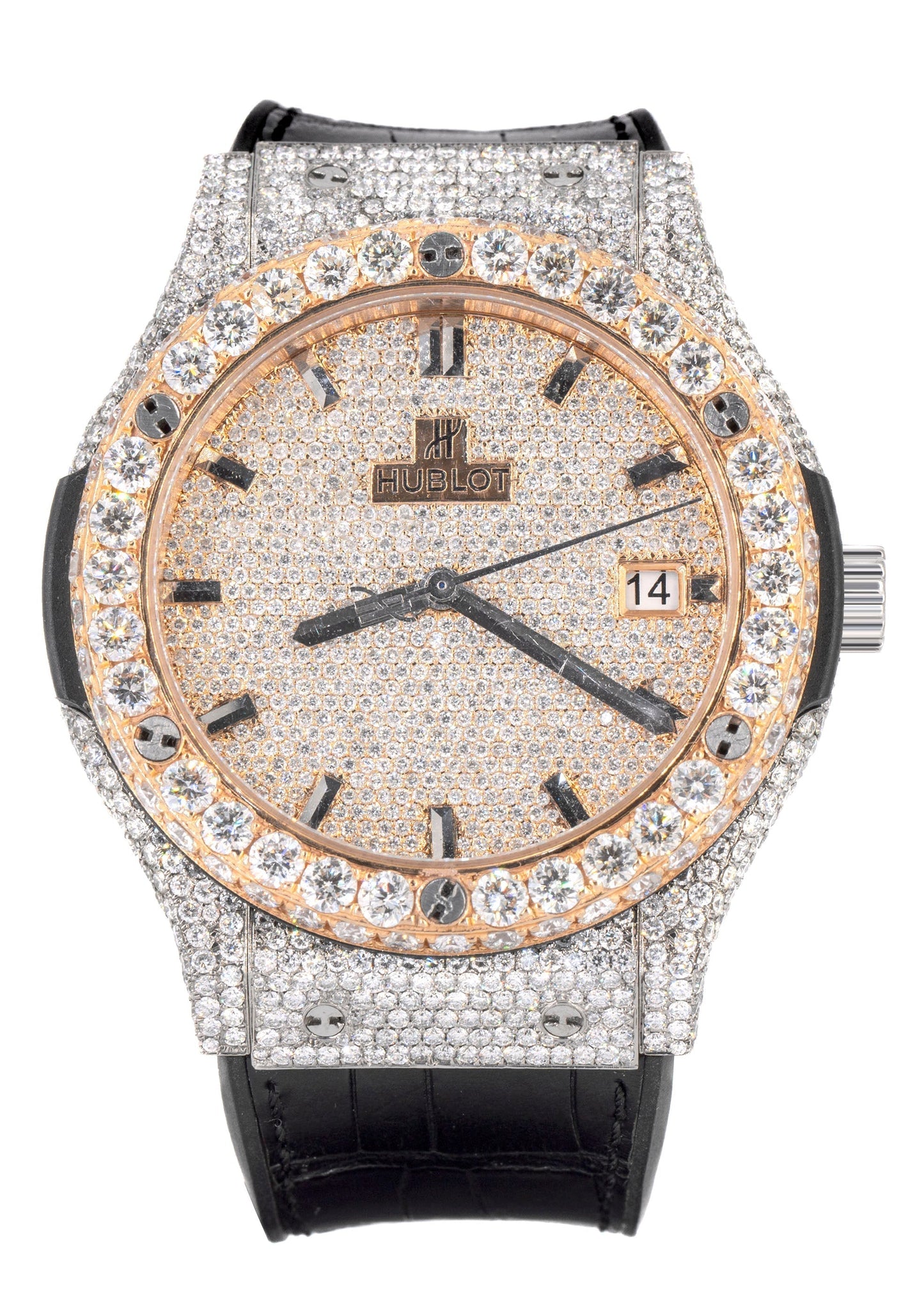 Hublot Classic Fusion | Diamond Iced Out  | 45 MM | 9 Carats