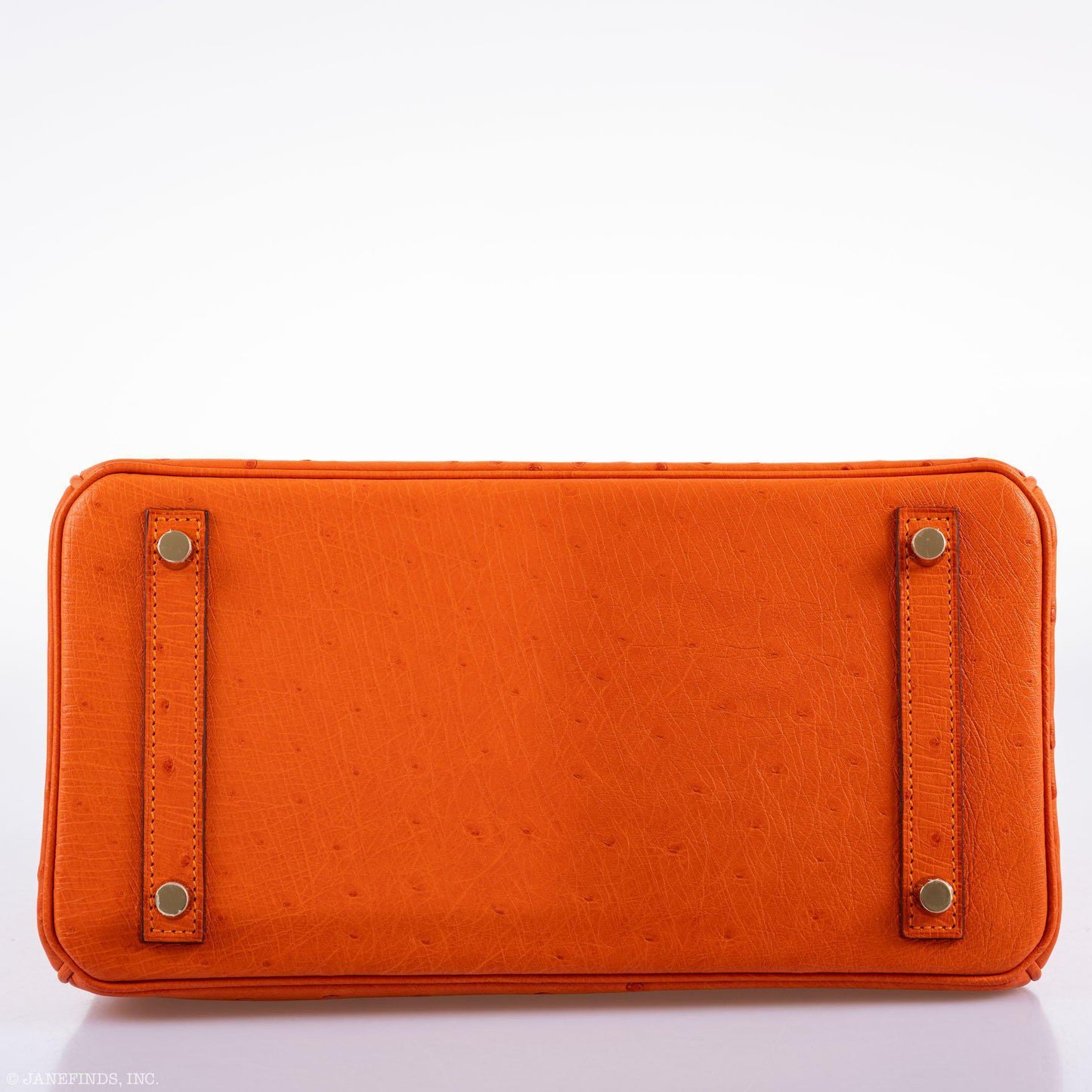 Hermes Birkin 30 Tangerine Ostrich with Gold Hardware - 2016, X