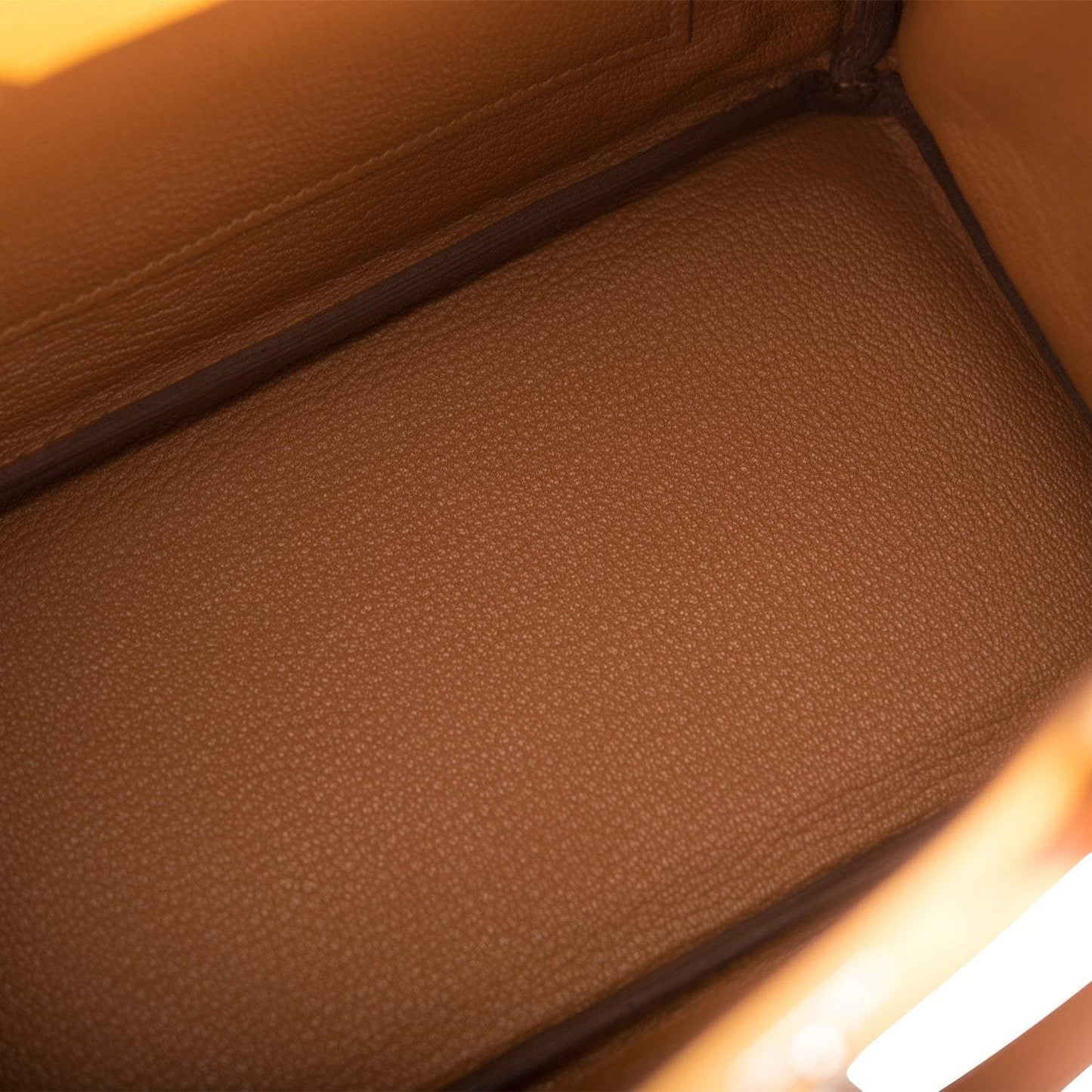 Hermes Birkin 25 Jaune Ambre and Gold Togo Permabrass Hardware