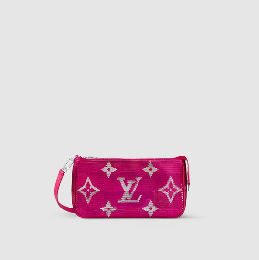 Louis Vuitton Fuchsia Pochette Accessoires LV NIGHT M23638