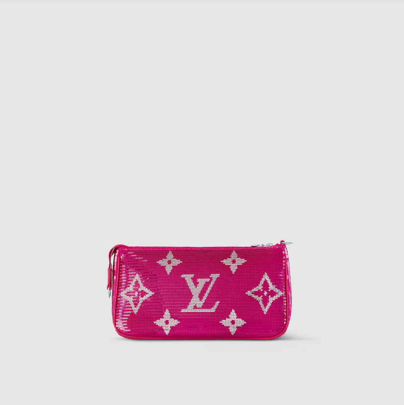 Louis Vuitton Fuchsia Pochette Accessoires LV NIGHT M23638