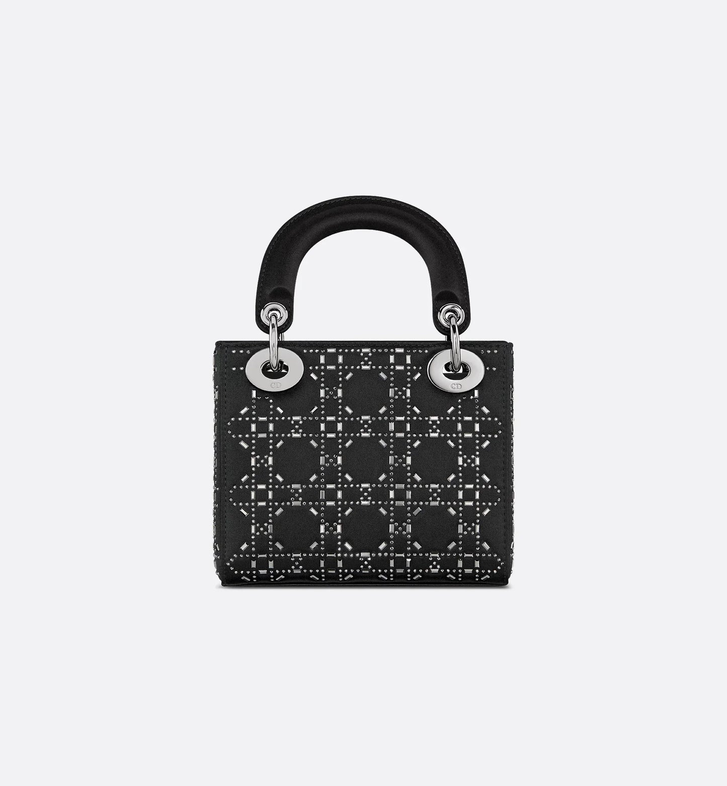 Strass Cannage Satin Mini Lady Dior Bag