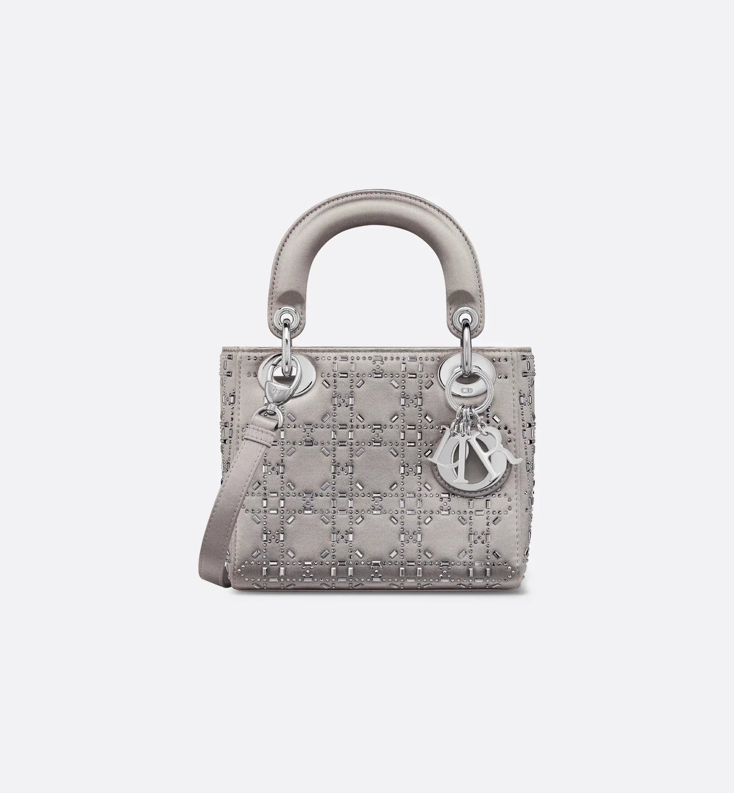 Strass Cannage Satin Mini Lady Dior Bag