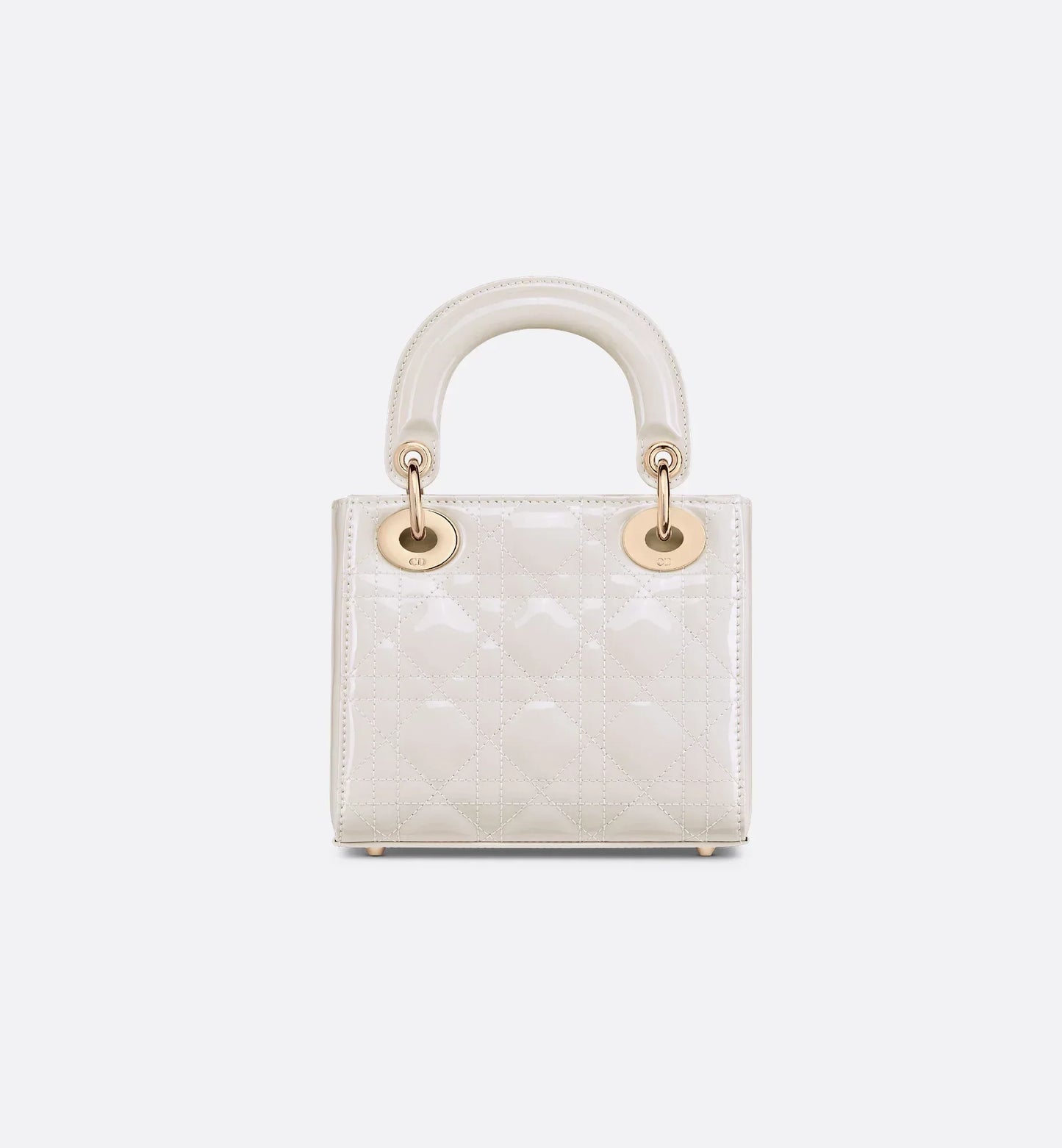 Patent Cannage Mini Lady Dior Bag