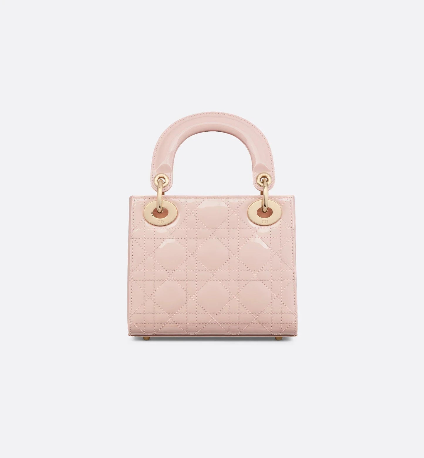 Patent Cannage Mini Lady Dior Bag
