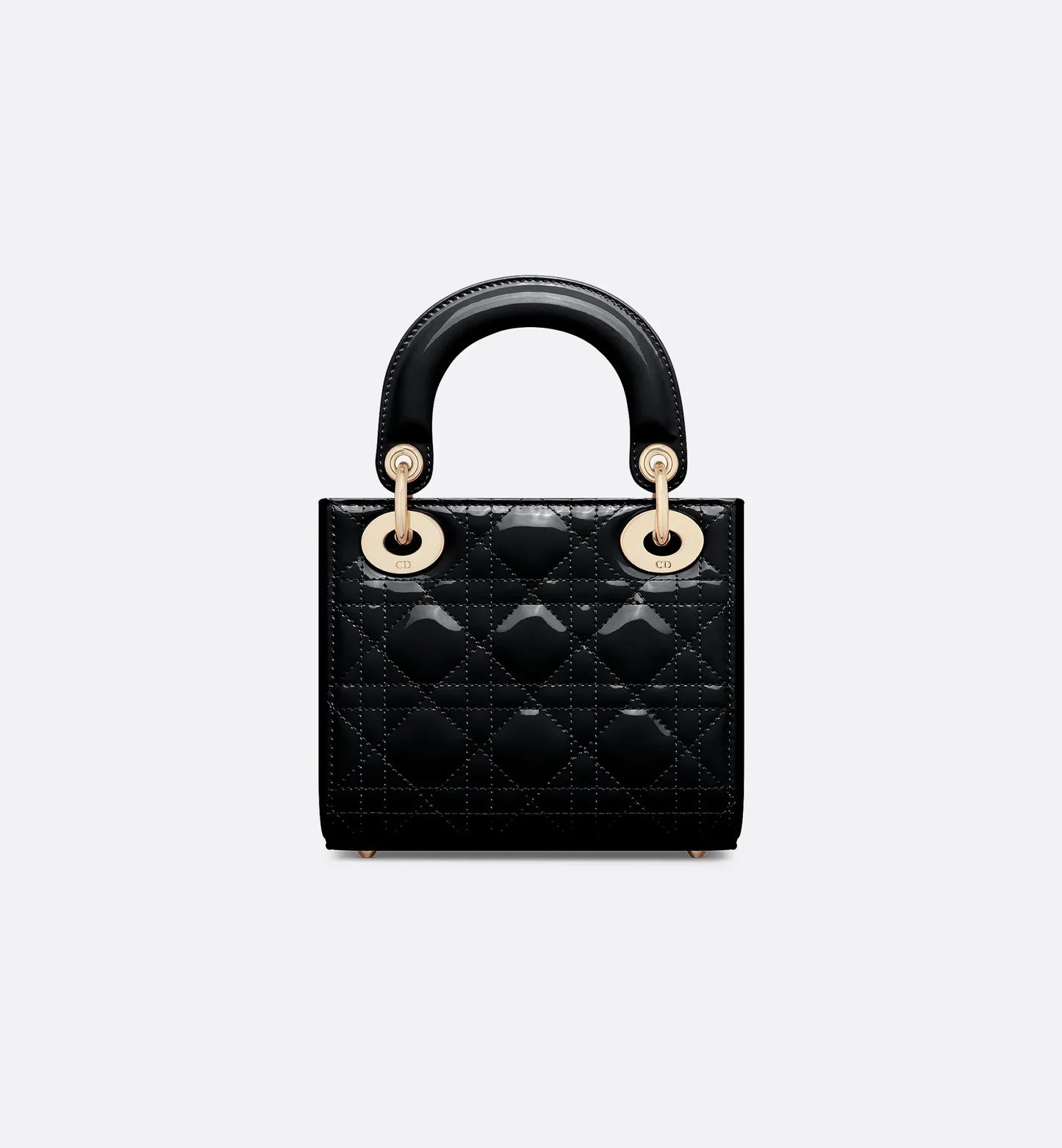 Patent Cannage Mini Lady Dior Bag