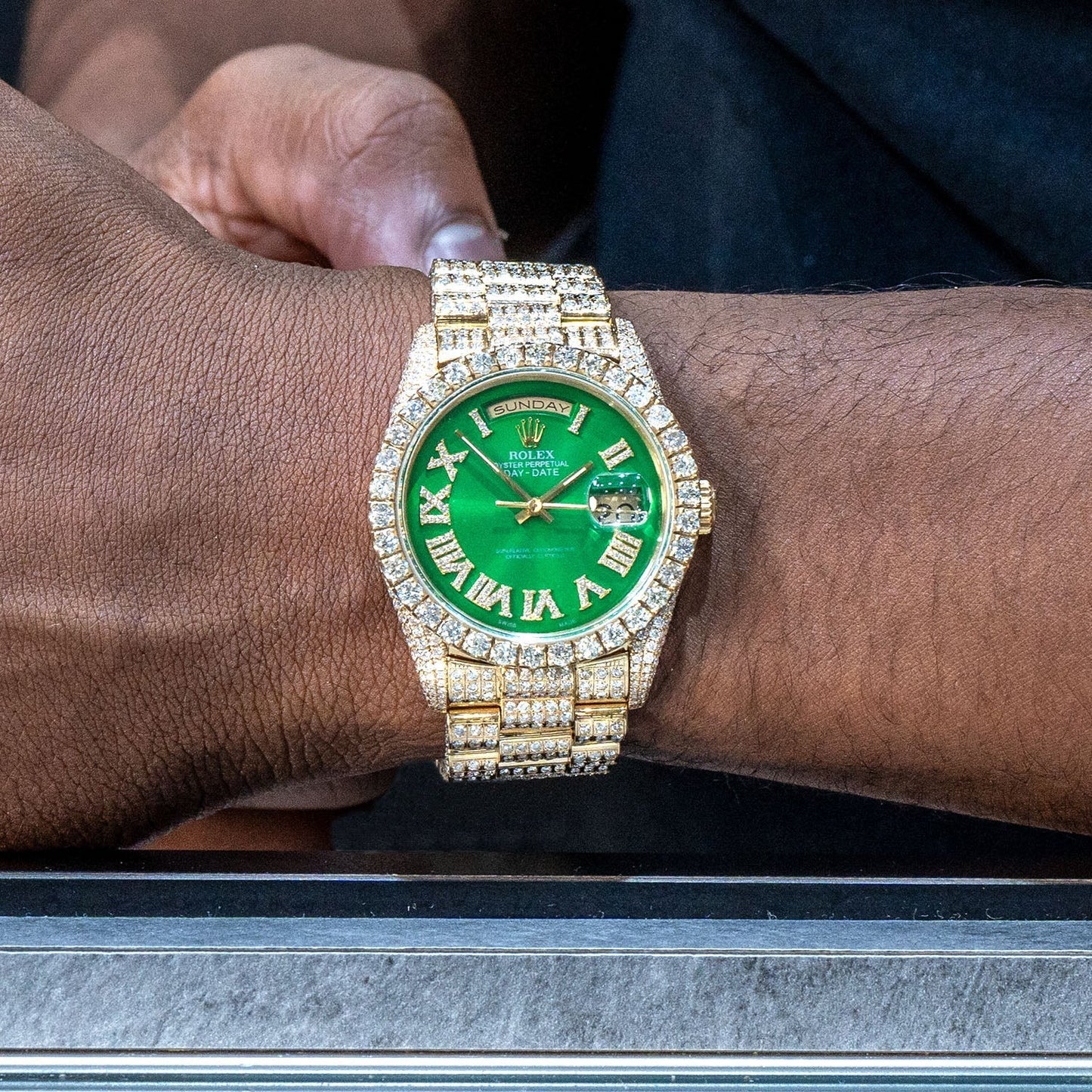 Rolex Day-Date 18238 Diamond Iced Out  | 36 MM | 15 Carats