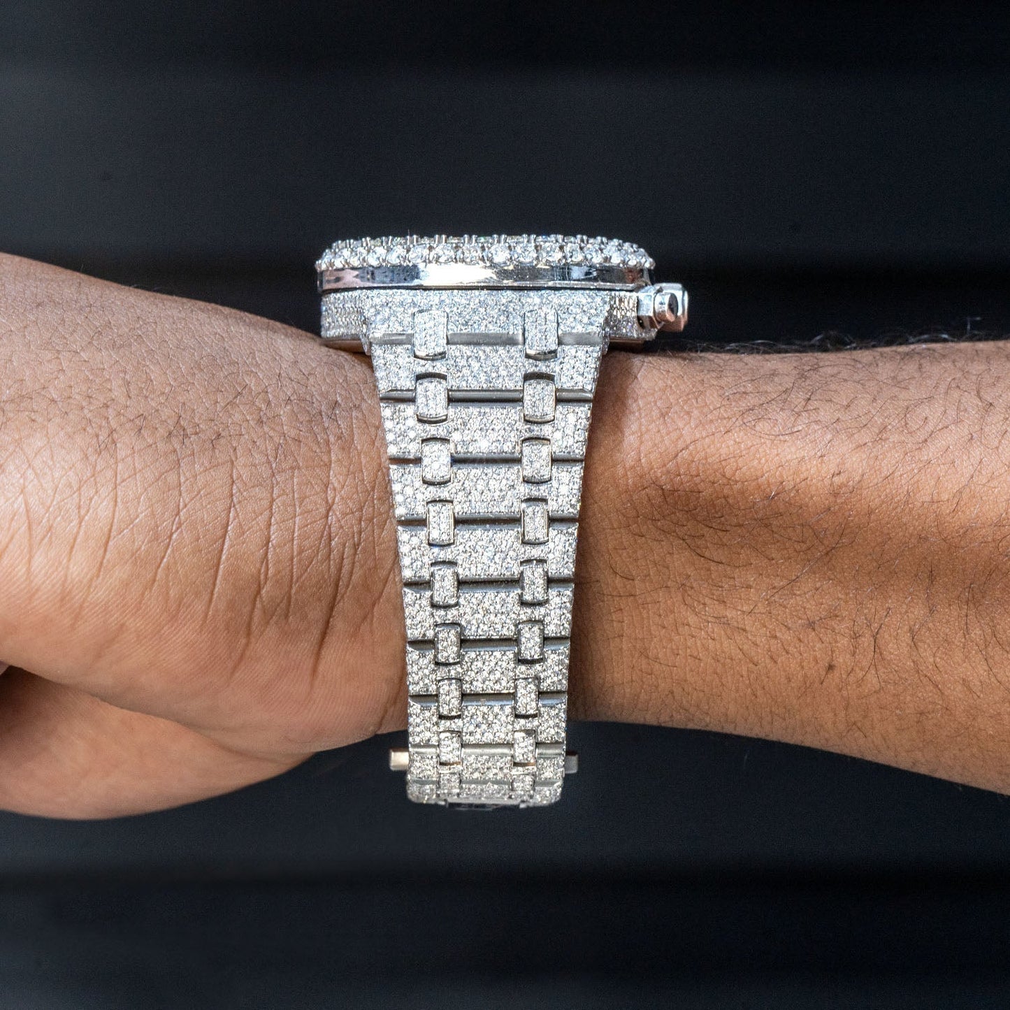 Audemars Piguet Royal Oak Chrono | Full Diamond Iced Out | 39 MM | 23 Carats