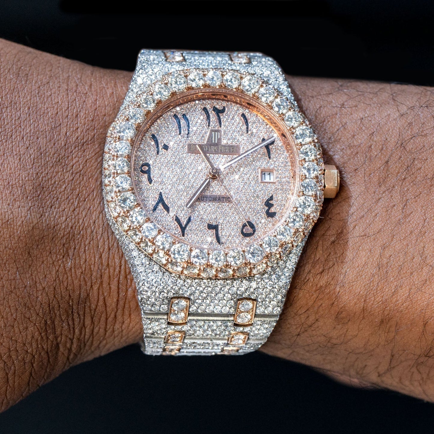 Audemars Piguet Royal Oak | Two Tone | 39 MM | 20 Carats Iced Out