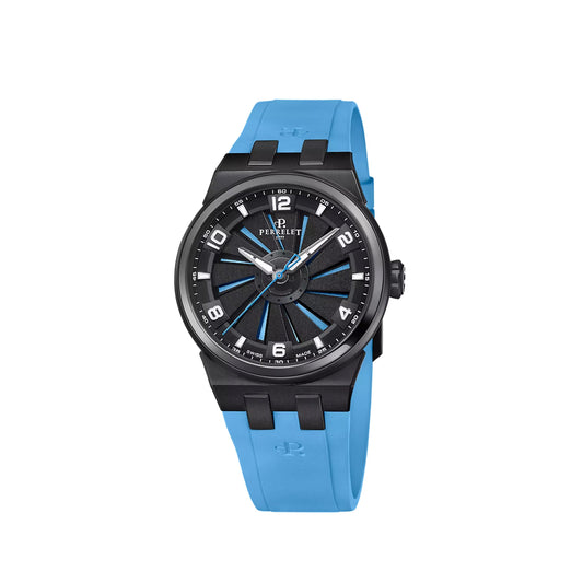 Perrelet Turbine Titanium Ice Blue A4067/7