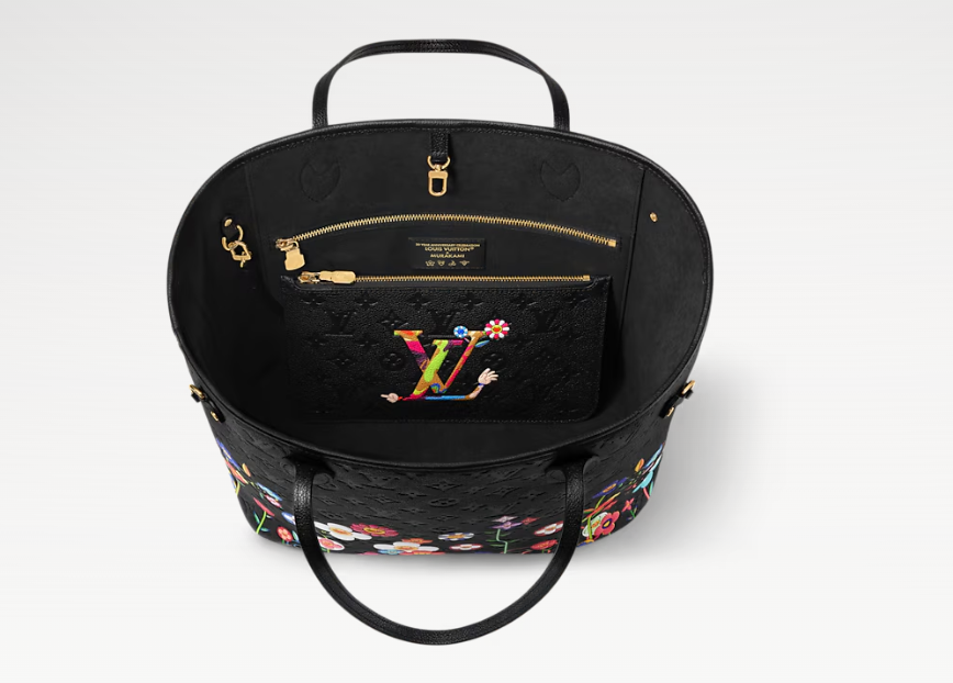 Louis Vuitton LV x TM Neverfull MM M13675