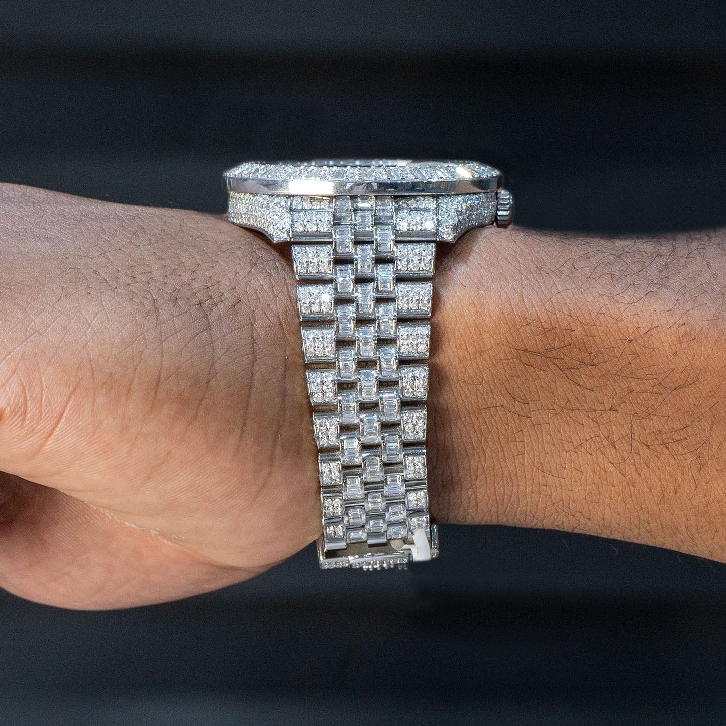 Rolex Datejust 41 MM Jubilee Band | Baguette & Round Diamonds | Iced Out | 25 Carats