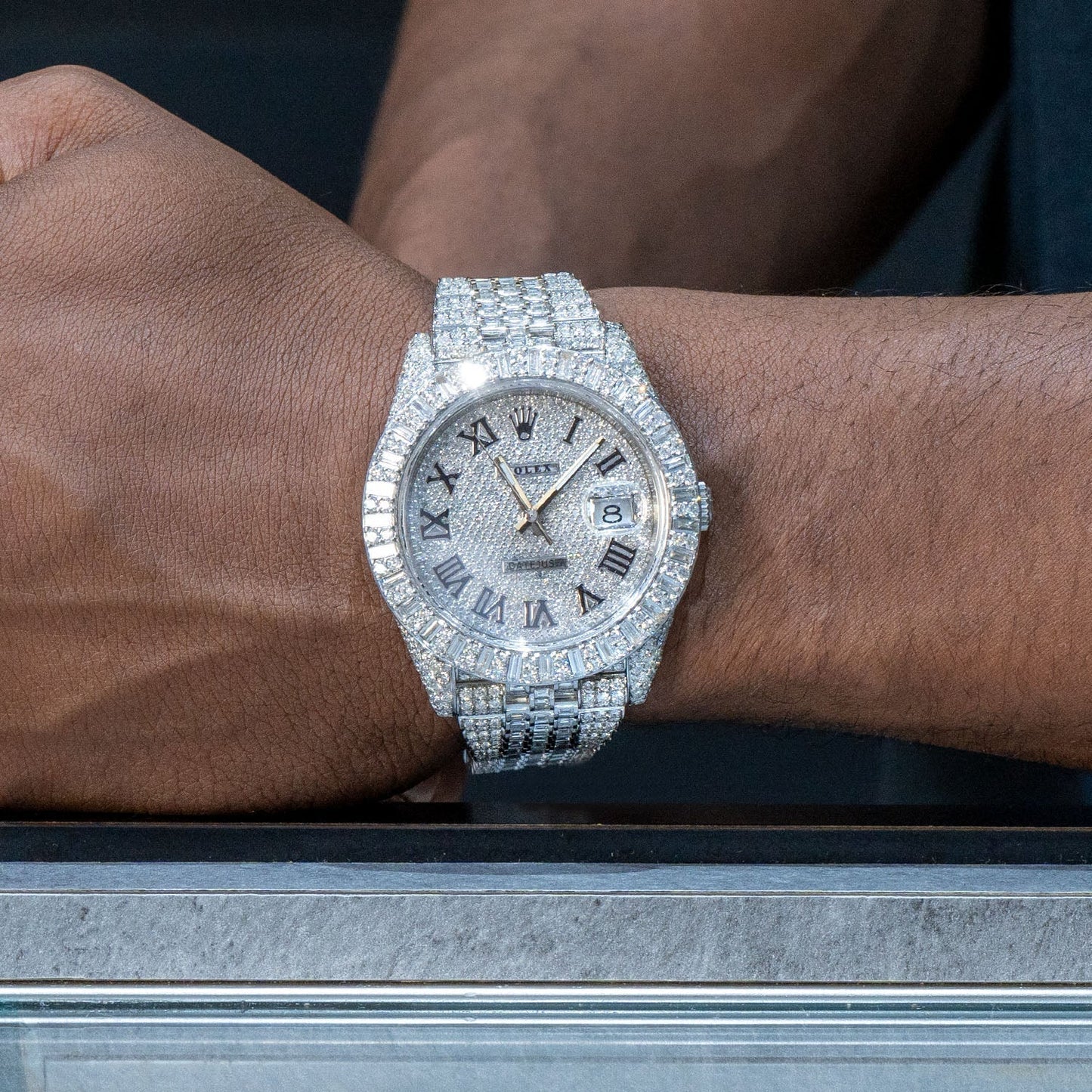 Rolex Datejust 41 MM Jubilee Band | Baguette & Round Diamonds | Iced Out | 25 Carats
