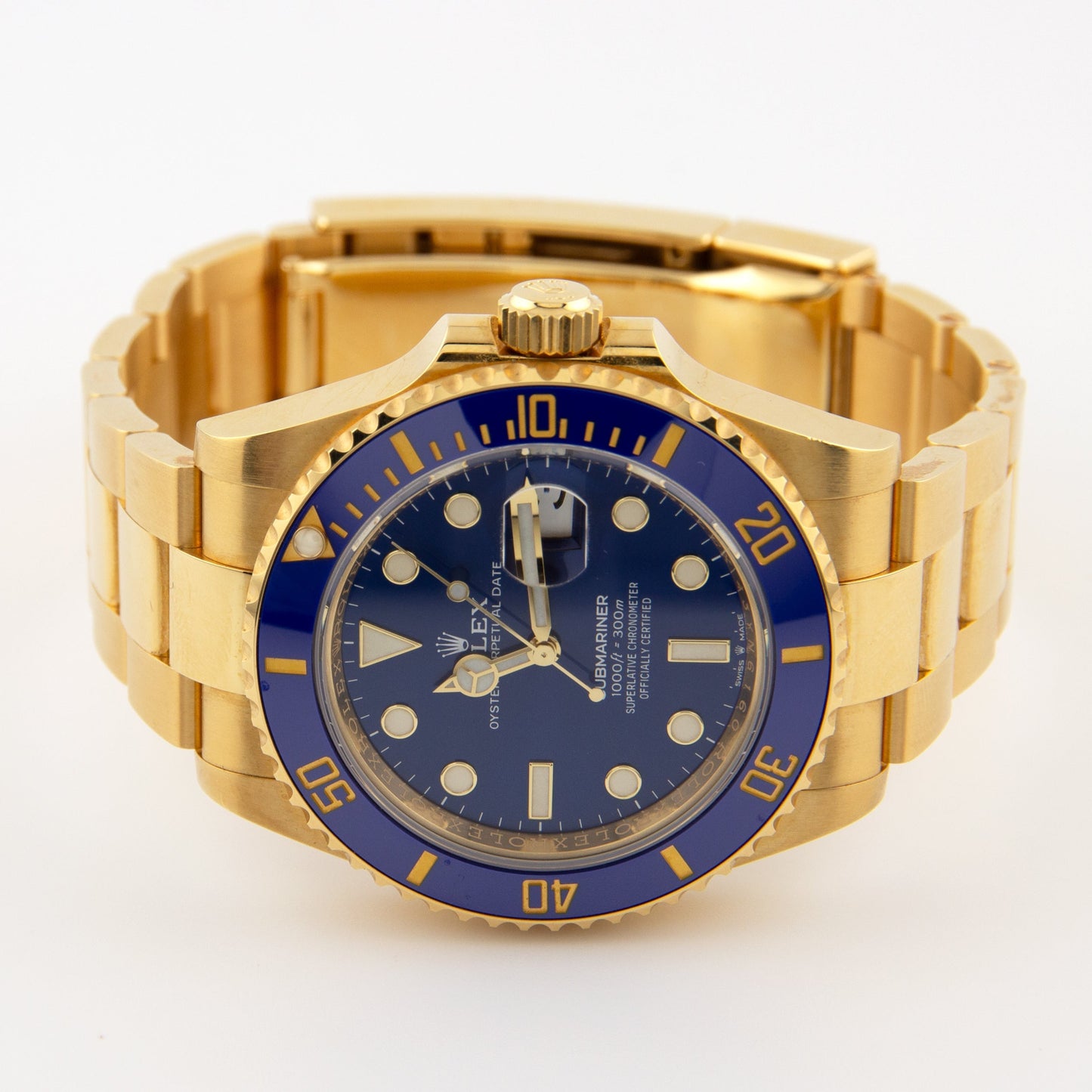Rolex Submariner Date 126618LB Yellow Gold Blue Dial (2021)