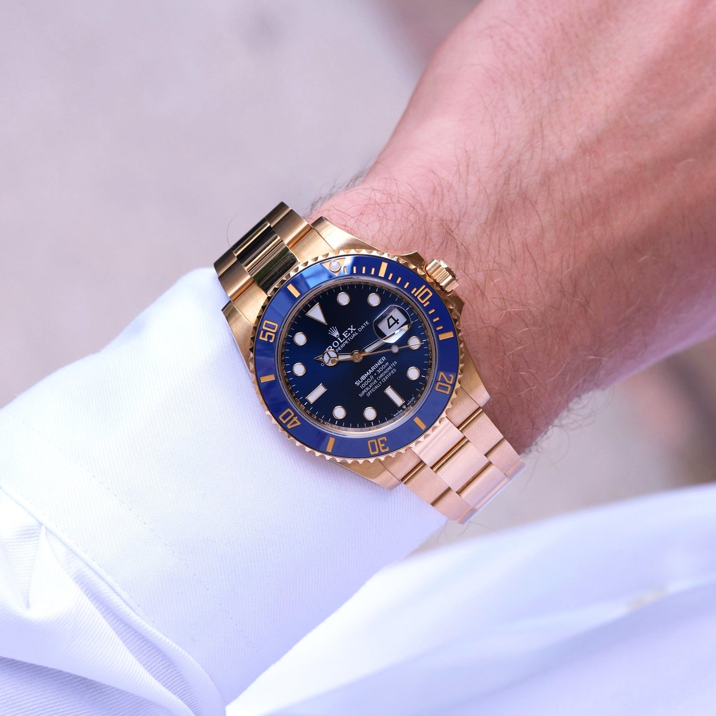 Rolex Submariner Date 126618LB Yellow Gold Blue Dial (2021)