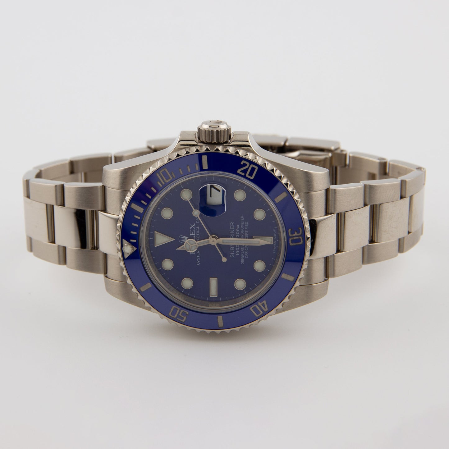 Rolex Submariner Date 116619LB White Gold Blue Dial Blue Bezel (2009)