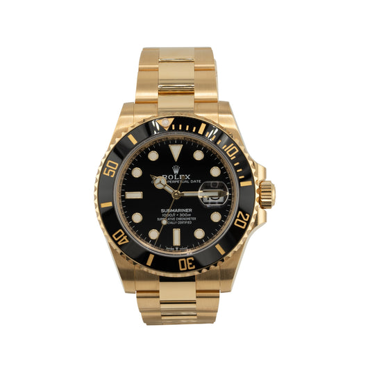 Rolex Submariner Date 126618LN Yellow Gold Black Dial (2021)