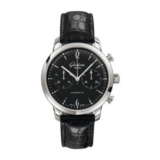 Glashutte Original Senator Sixties Chronograph Mens Watch 39-34-02-22-04