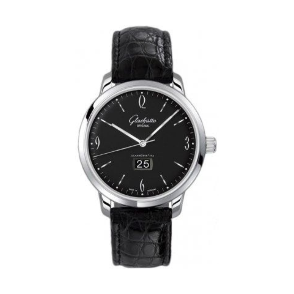 Glashutte Original Senator Sixties Panorama Date Mens Watch 39-47-03-02-04