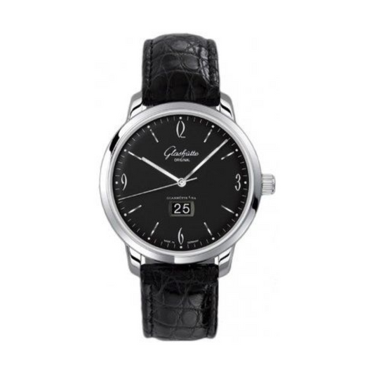 Glashutte Original Senator Sixties Panorama Date Mens Watch 39-47-03-02-04