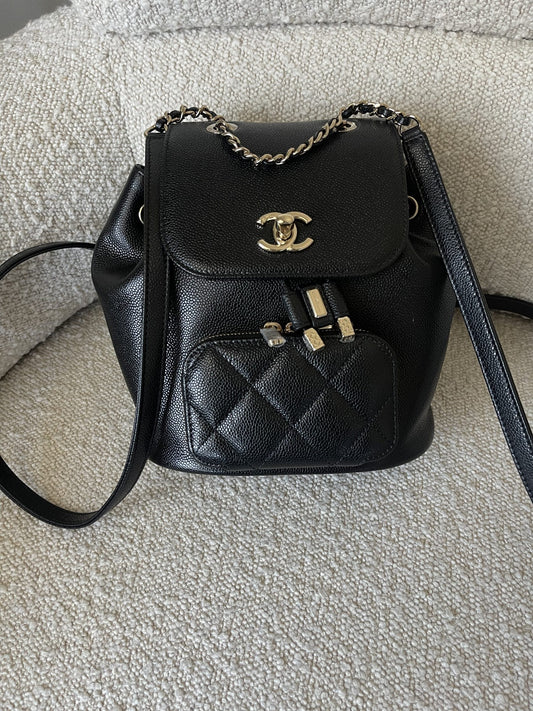 22B Black Caviar Backpack Small (Updated Size) LGHW