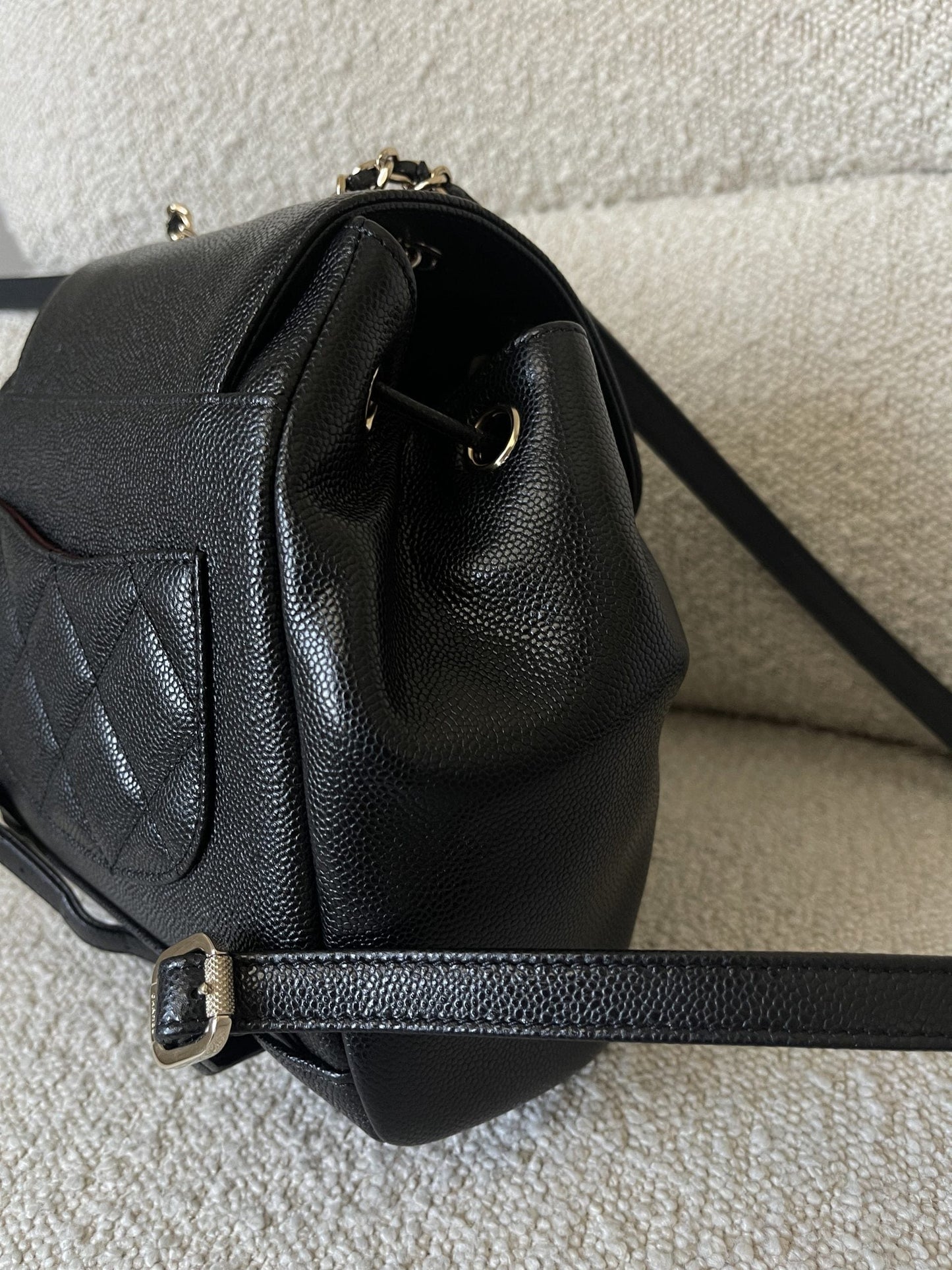 22B Black Caviar Backpack Small (Updated Size) LGHW