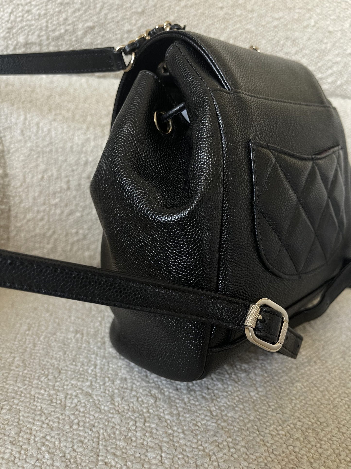 22B Black Caviar Backpack Small (Updated Size) LGHW