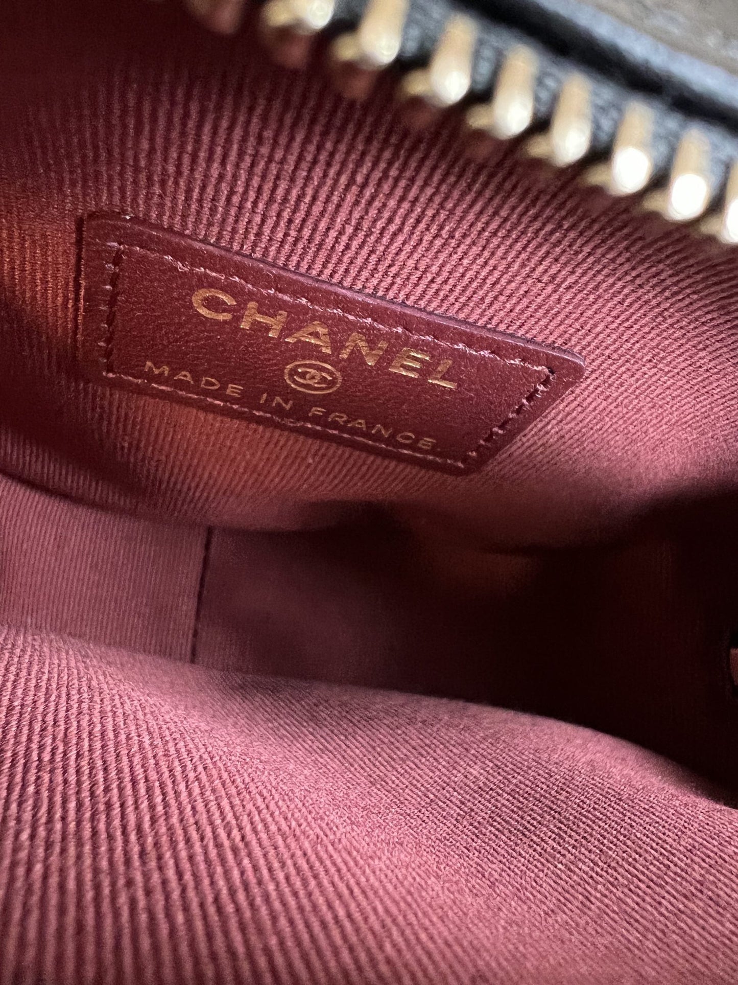 22S CC In Love Black Lambskin Quilted Small (Clutch on Chain) Heart Bag LGHW