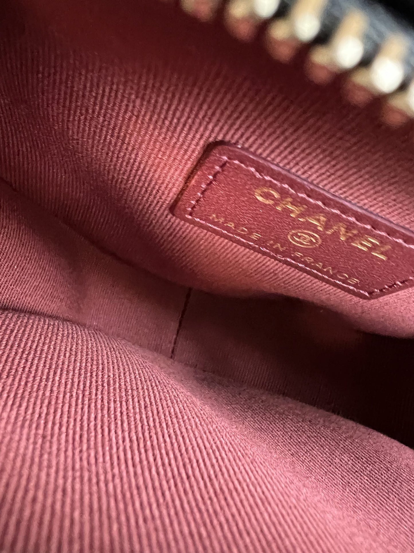 22S CC In Love Black Lambskin Quilted Small (Clutch on Chain) Heart Bag LGHW