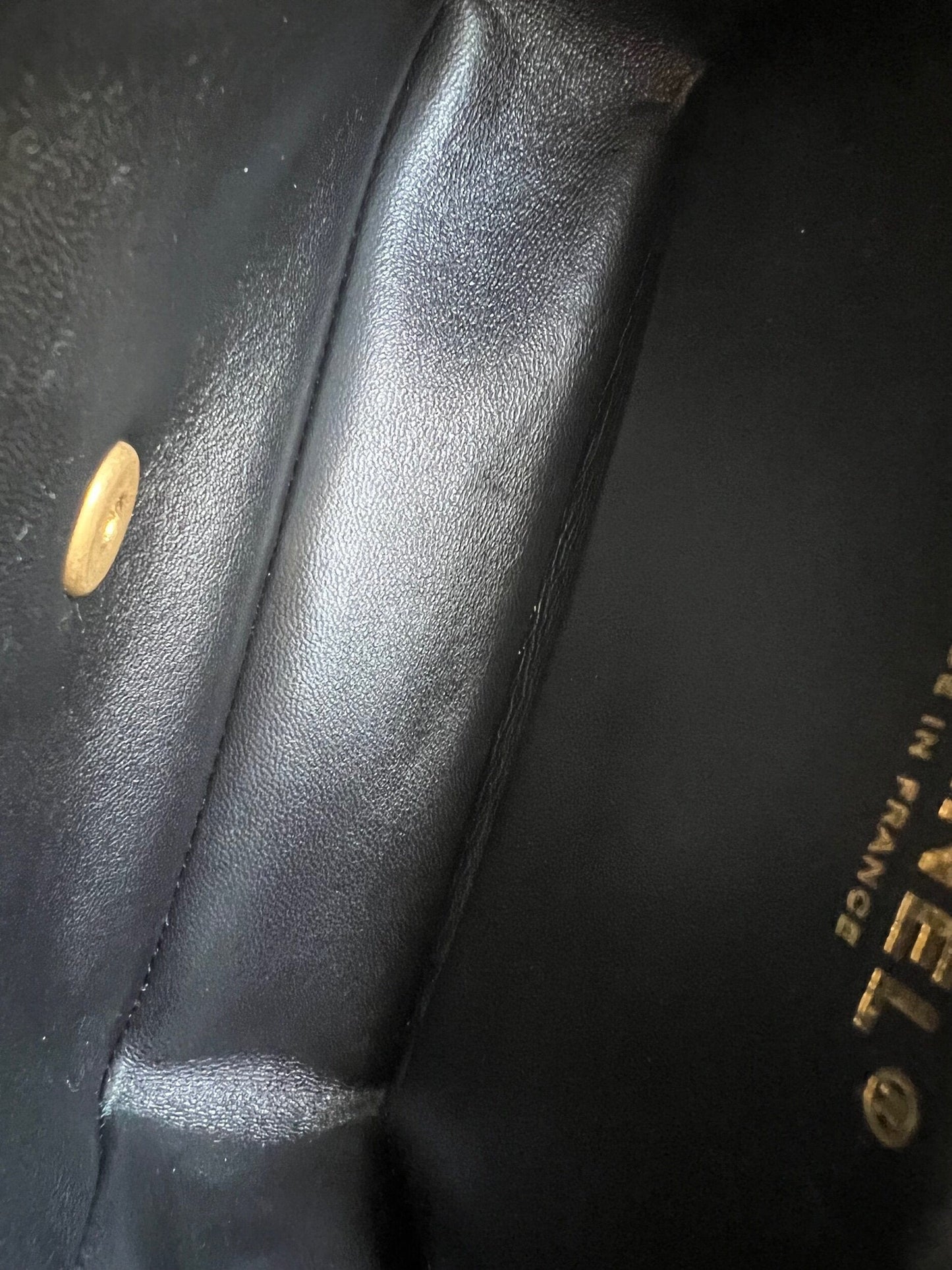 21K Black Symphony Tweed Single Flap Bag