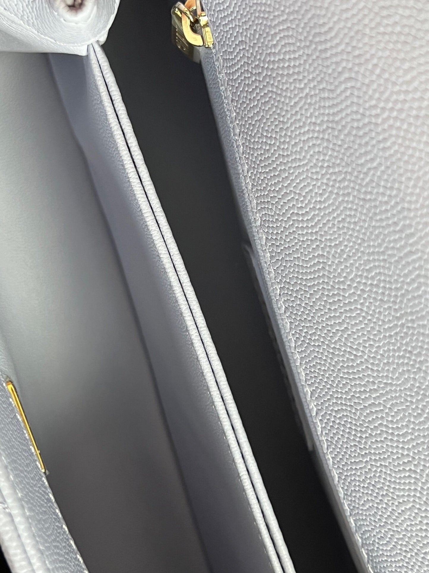 21K Quilted Coco Handle Lilac Caviar Small LGHW