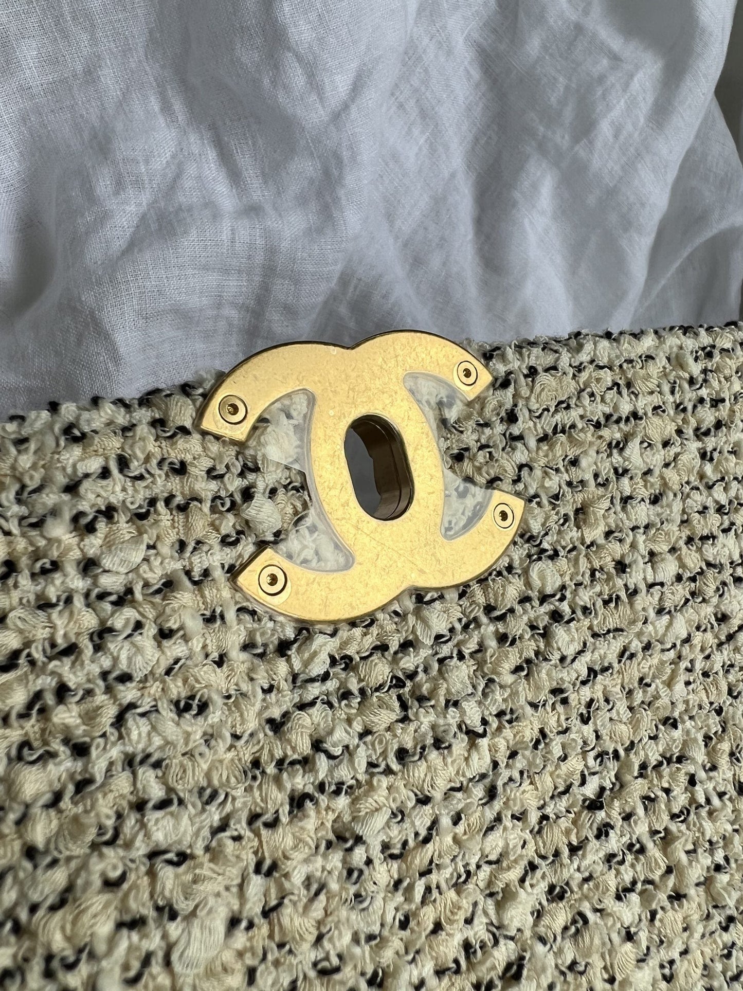 21S Oreo Tweed Quilted 19 Flap Small MHW