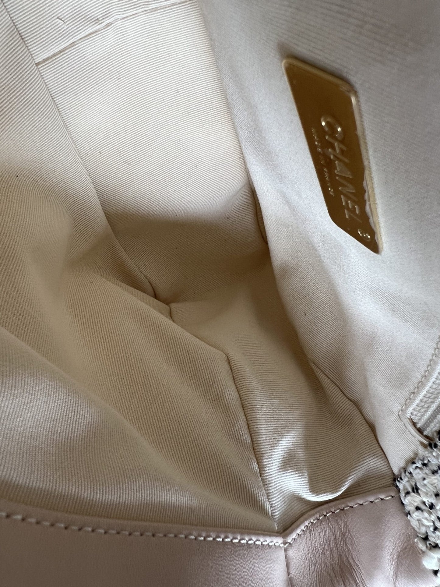 21S Oreo Tweed Quilted 19 Flap Small MHW