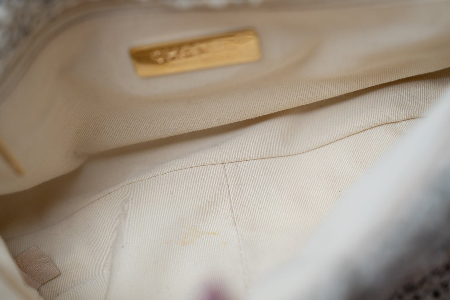 21S Oreo Tweed Quilted 19 Flap Small Mixed Hardware