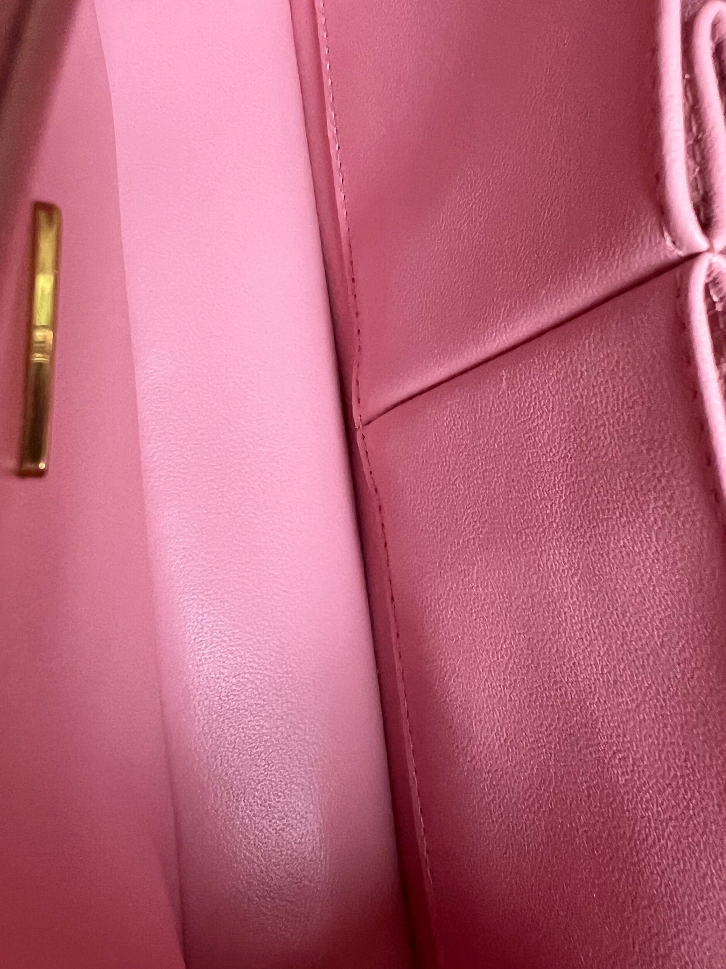 22C Sakura Pink Caviar Quilted Classic Flap Small LGHW