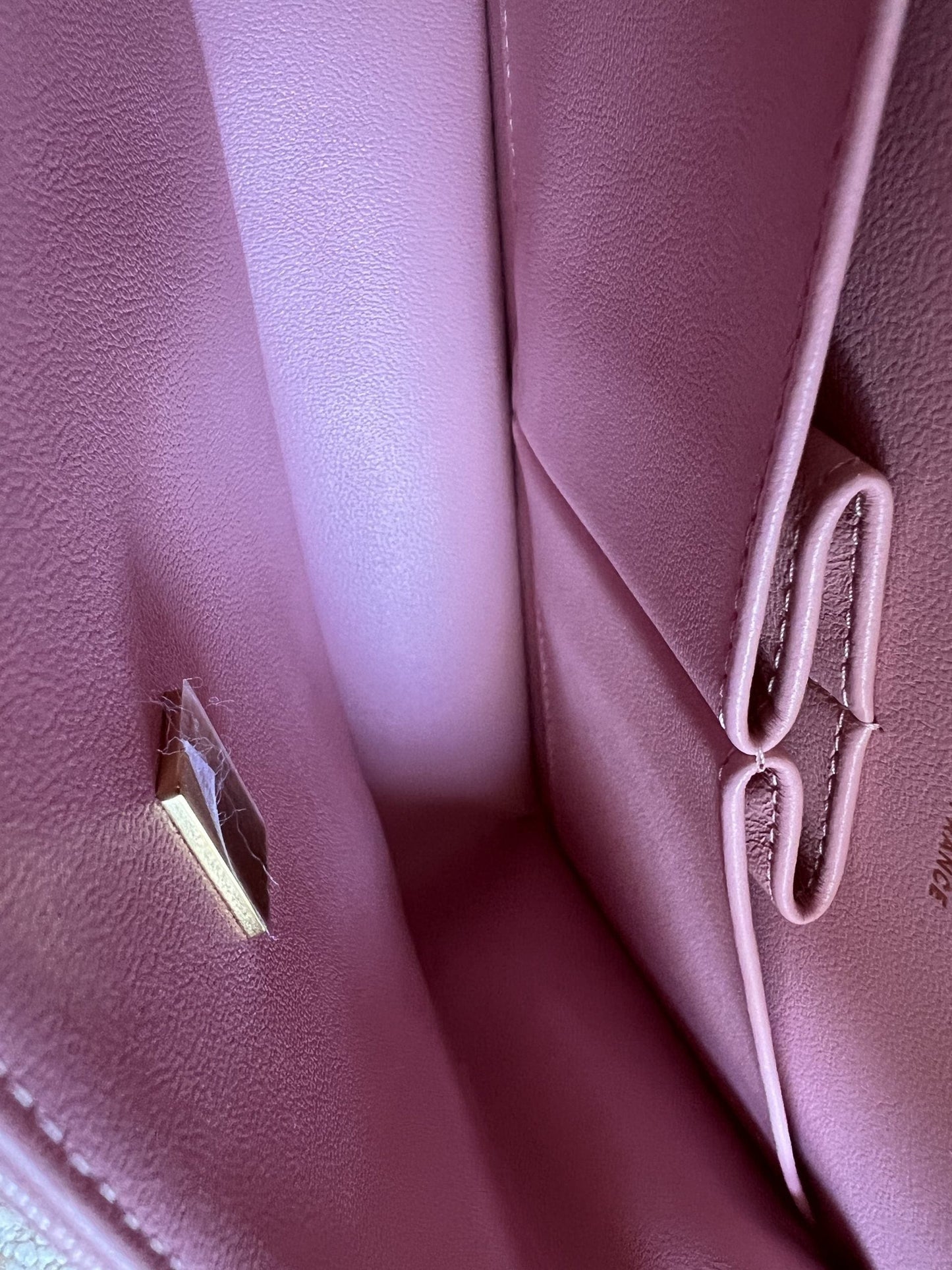 22C Sakura Pink Caviar Quilted Classic Flap Small LGHW