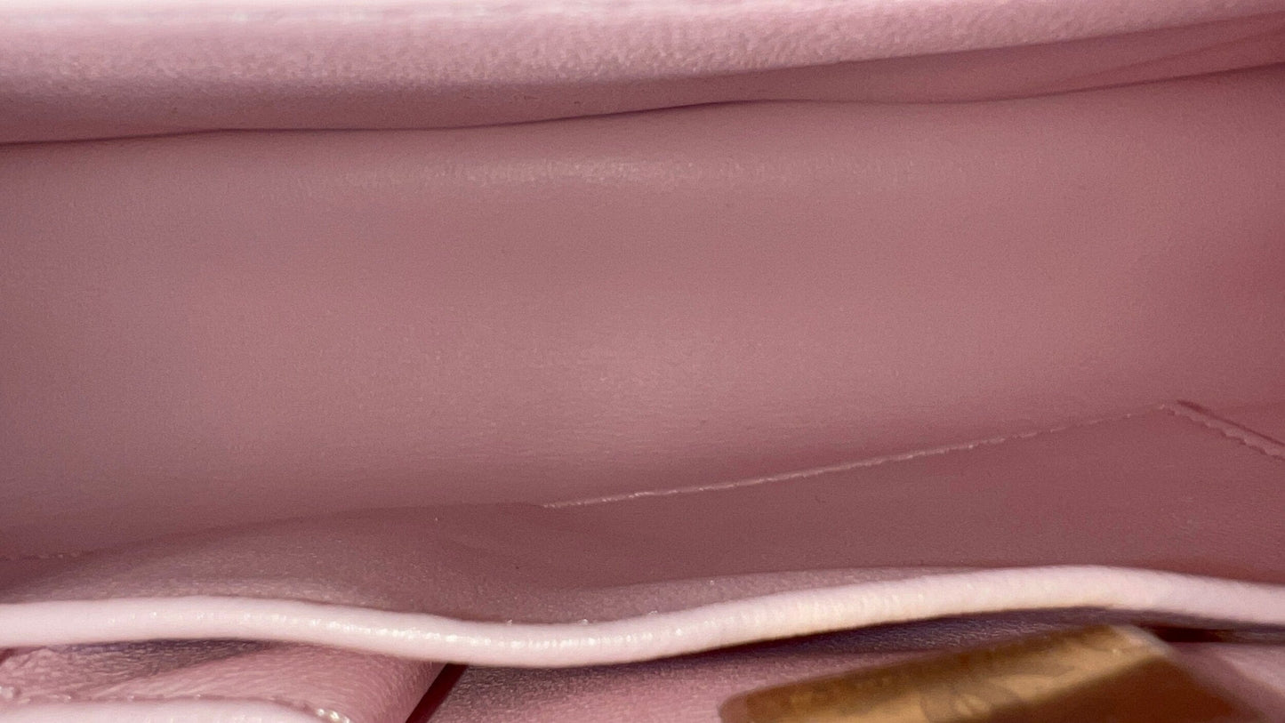 22P Light Pink Caviar Quilted Coco Handle Medium LGHW