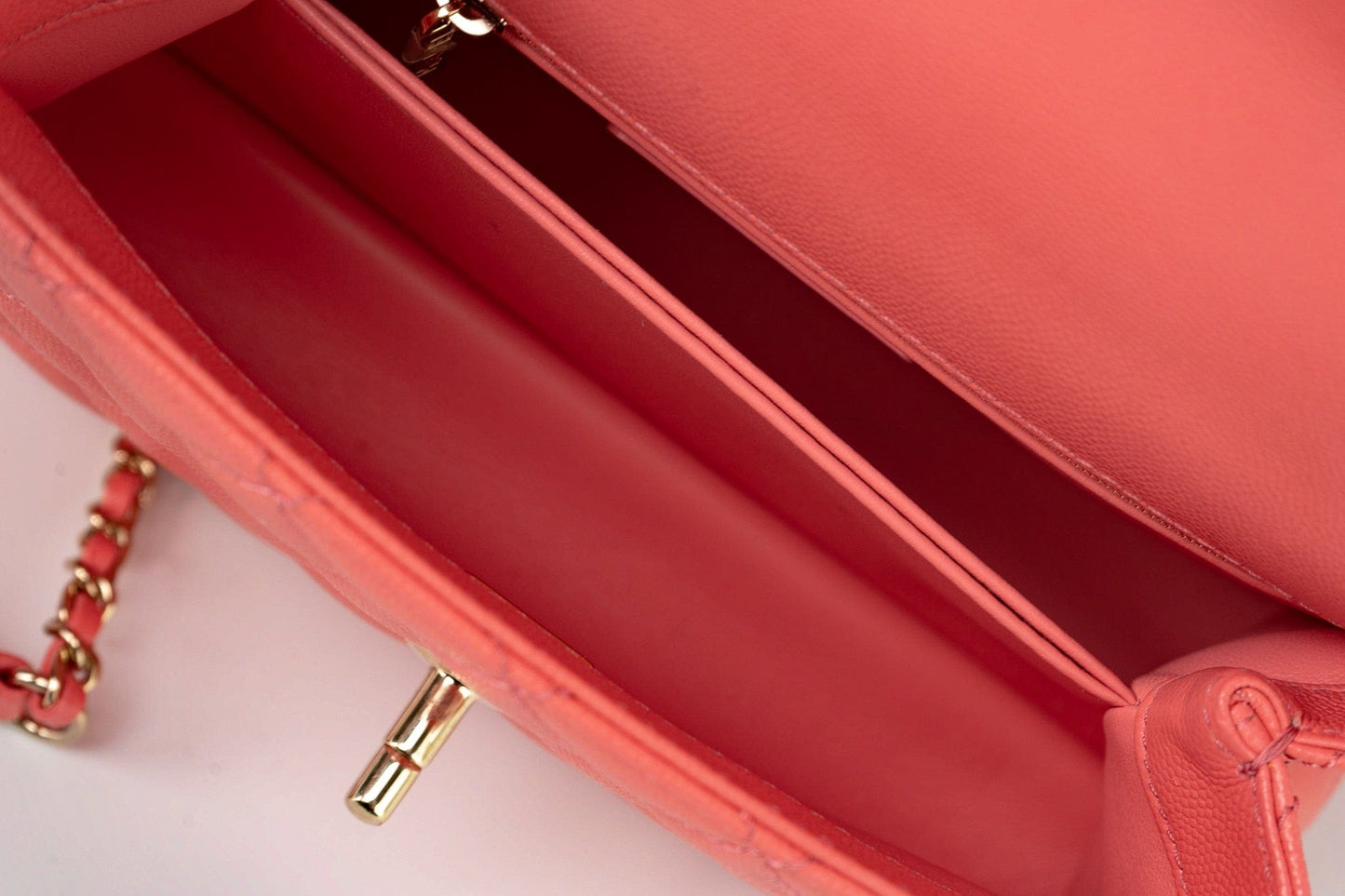 22P Pink Caviar Quilted Coco Handle Small LGHW